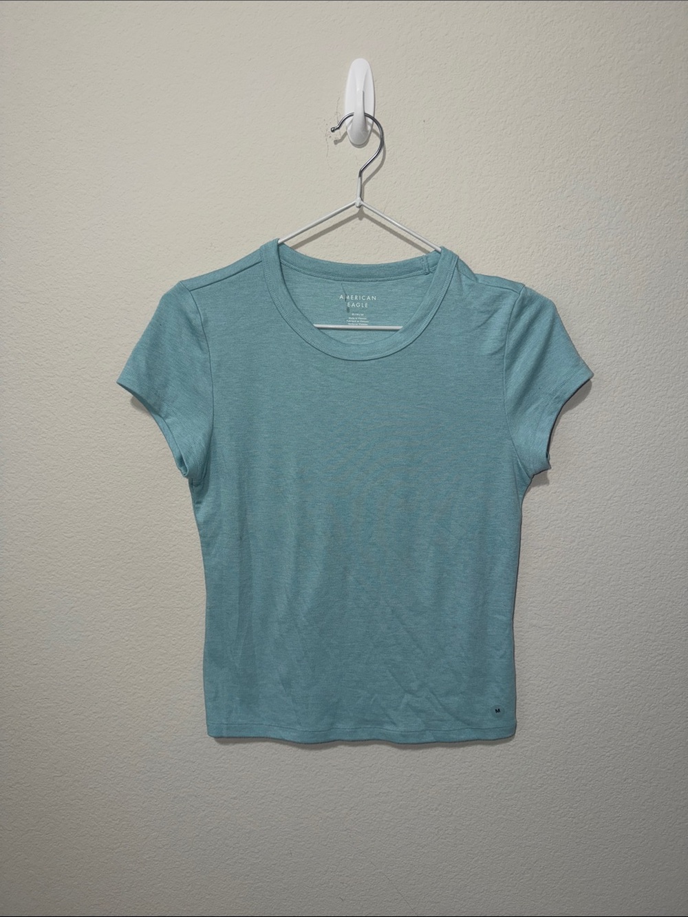 American Eagle Outfitters Short Sleeve Scoop Tee - Teal